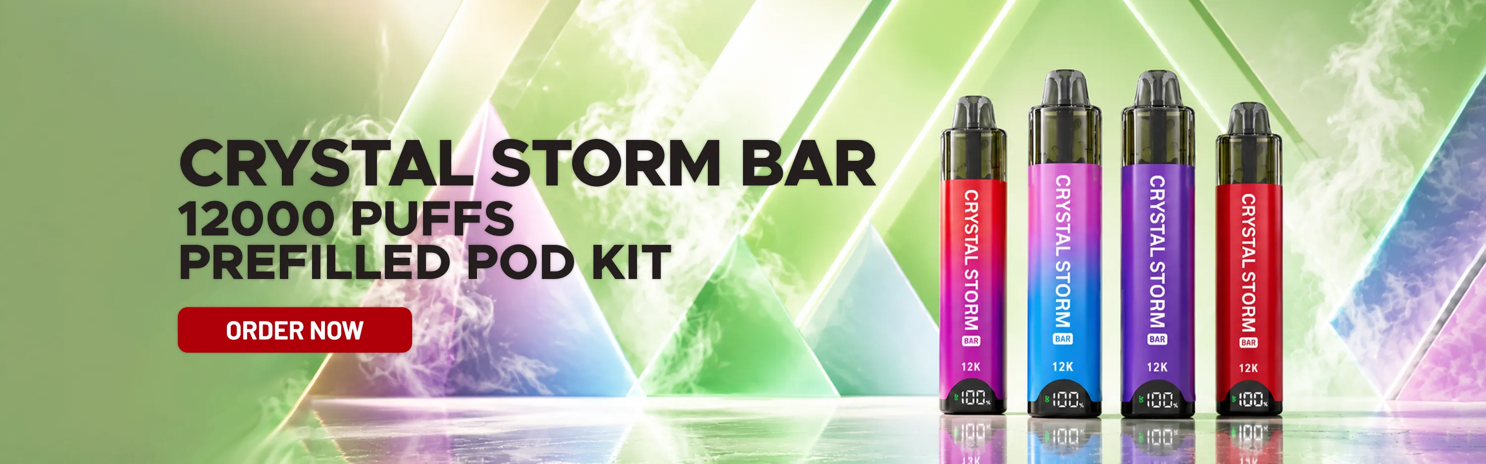 Crystal Storm Bar 12K Prefilled Vape Kit