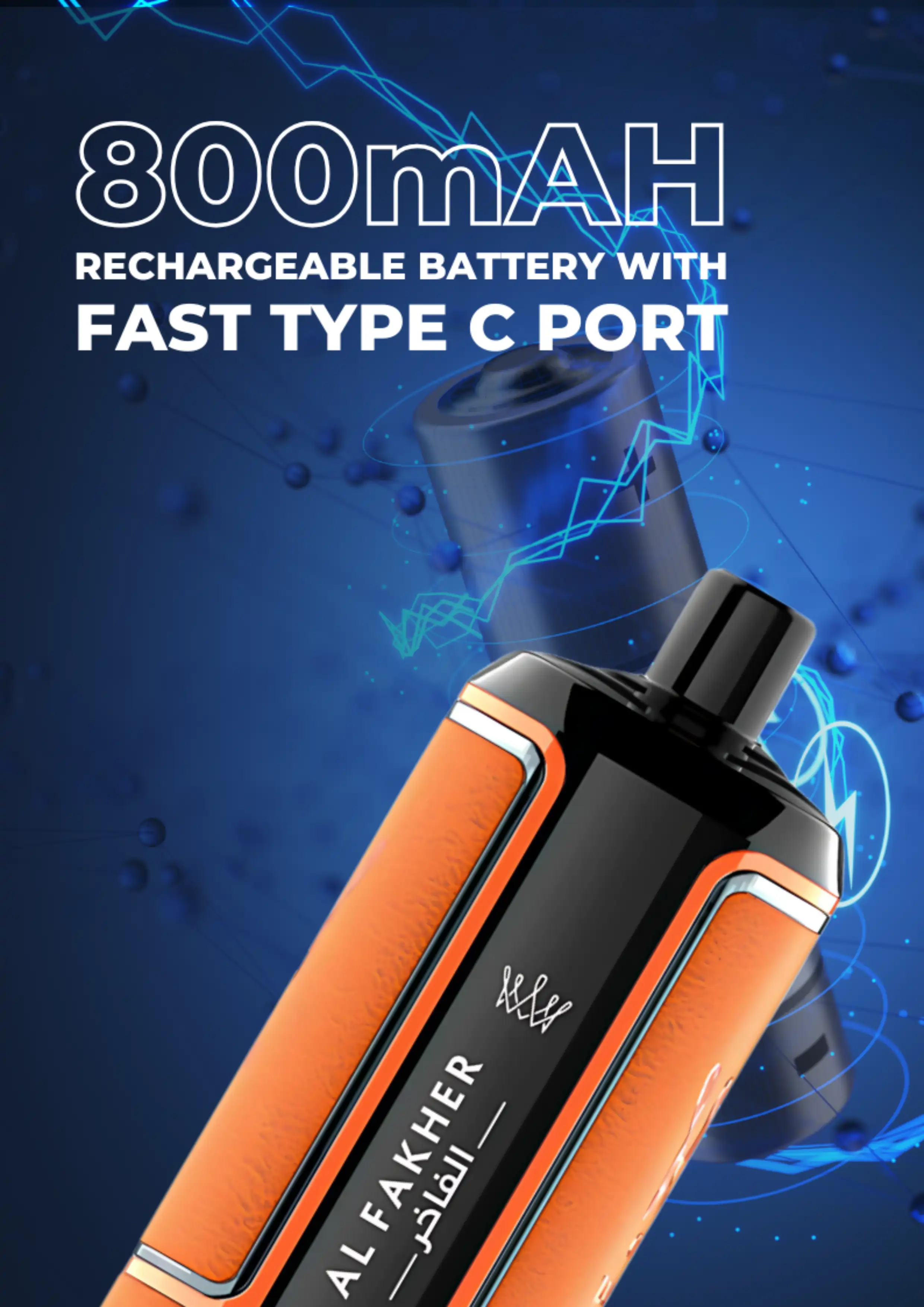 al fakher 15k hypermax 800mAh Battery