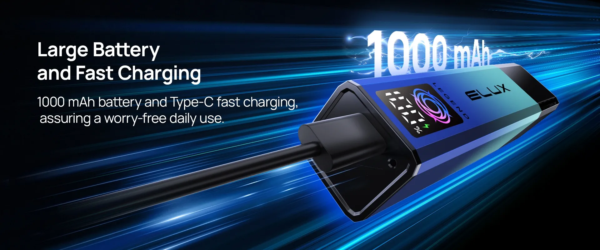 Elux legend battery