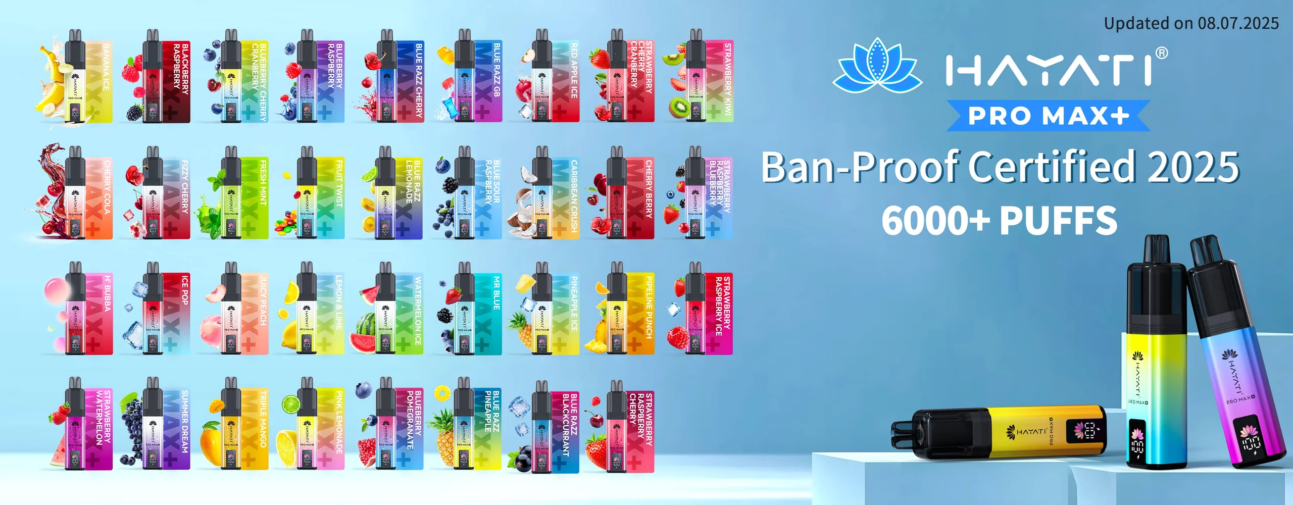Hayati Pro Max Plus 6000 Flavours