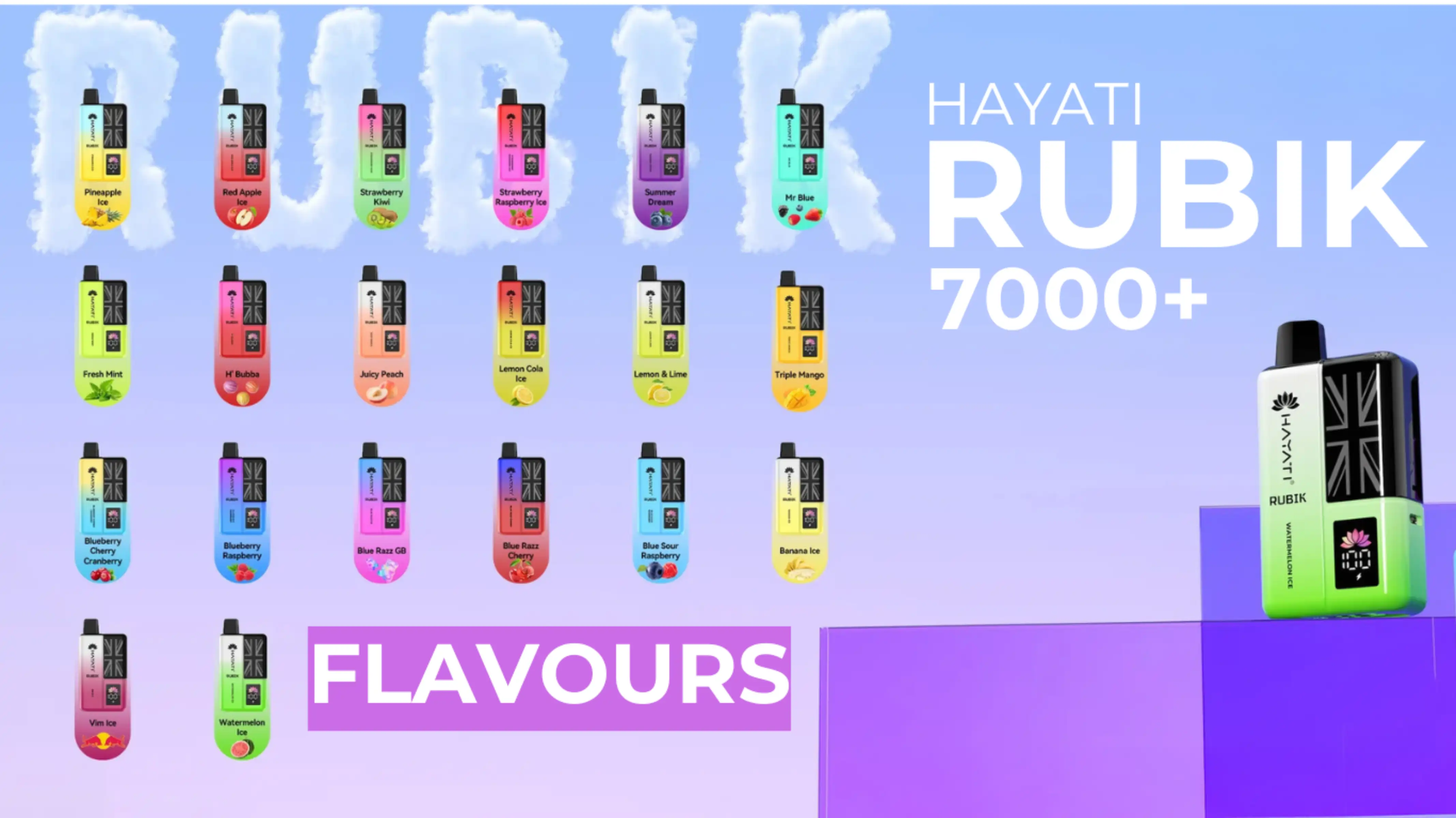 Hayati Rubik 7k Flavours