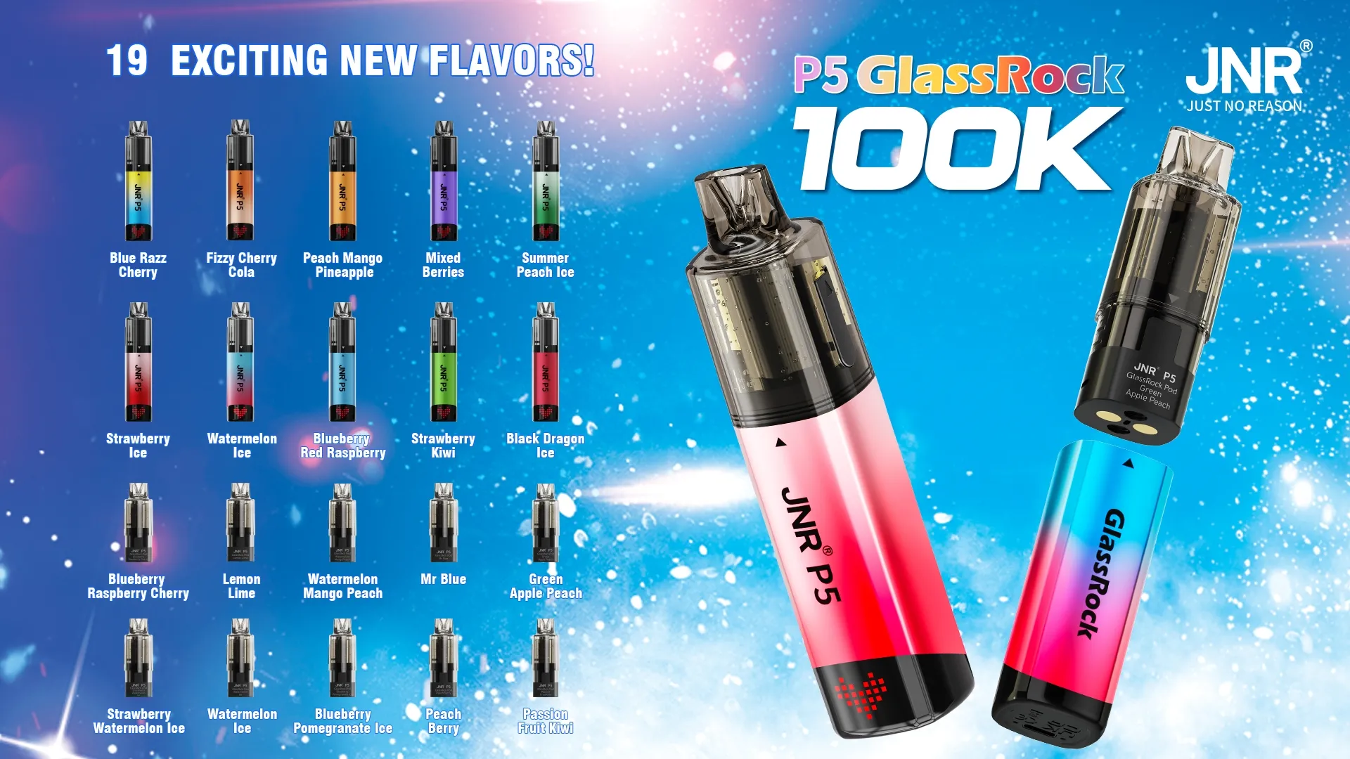 jnr p5 100k flavours