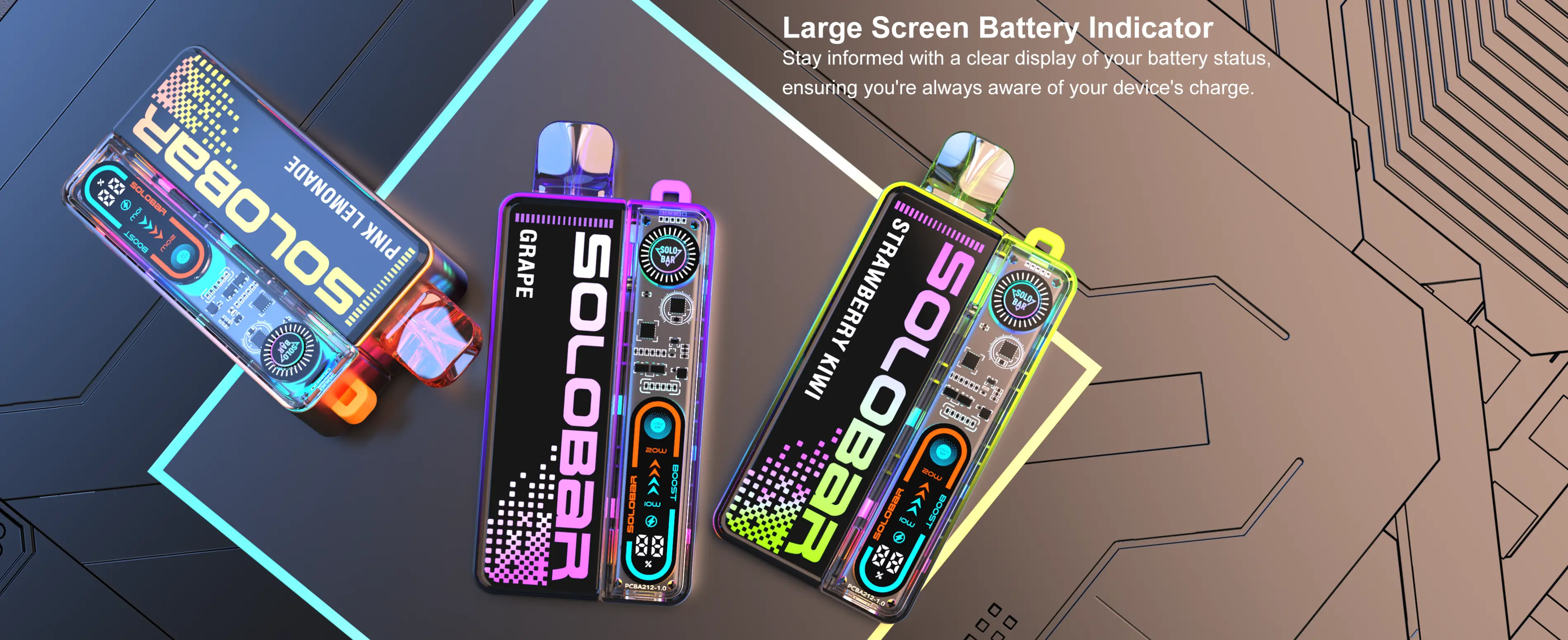 Solobar 30K Vape Kit Battery