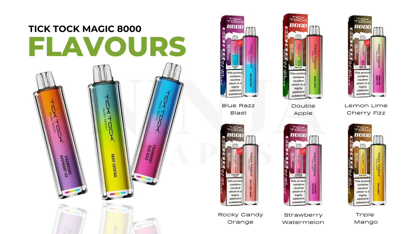tick tock magic 8k flavours