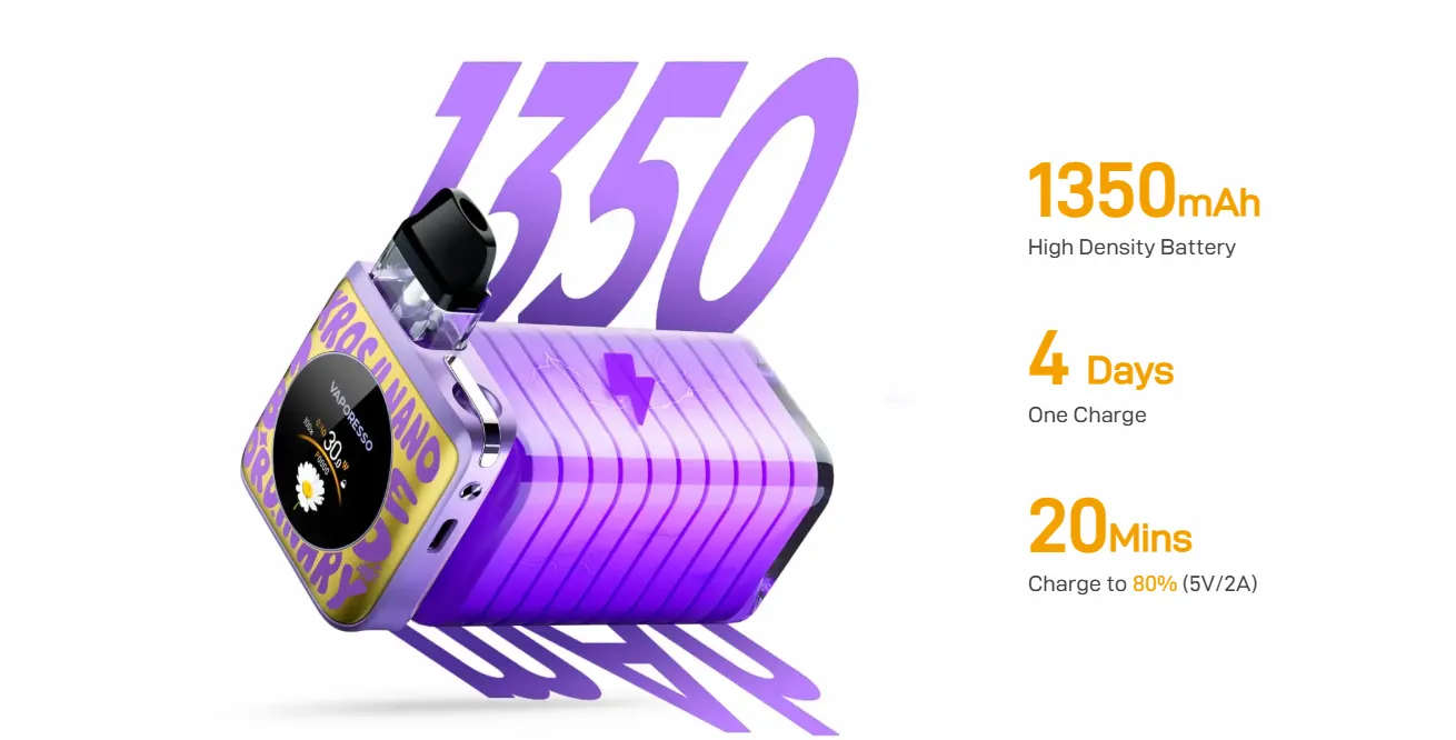 vaporesso xros 4 nano battery