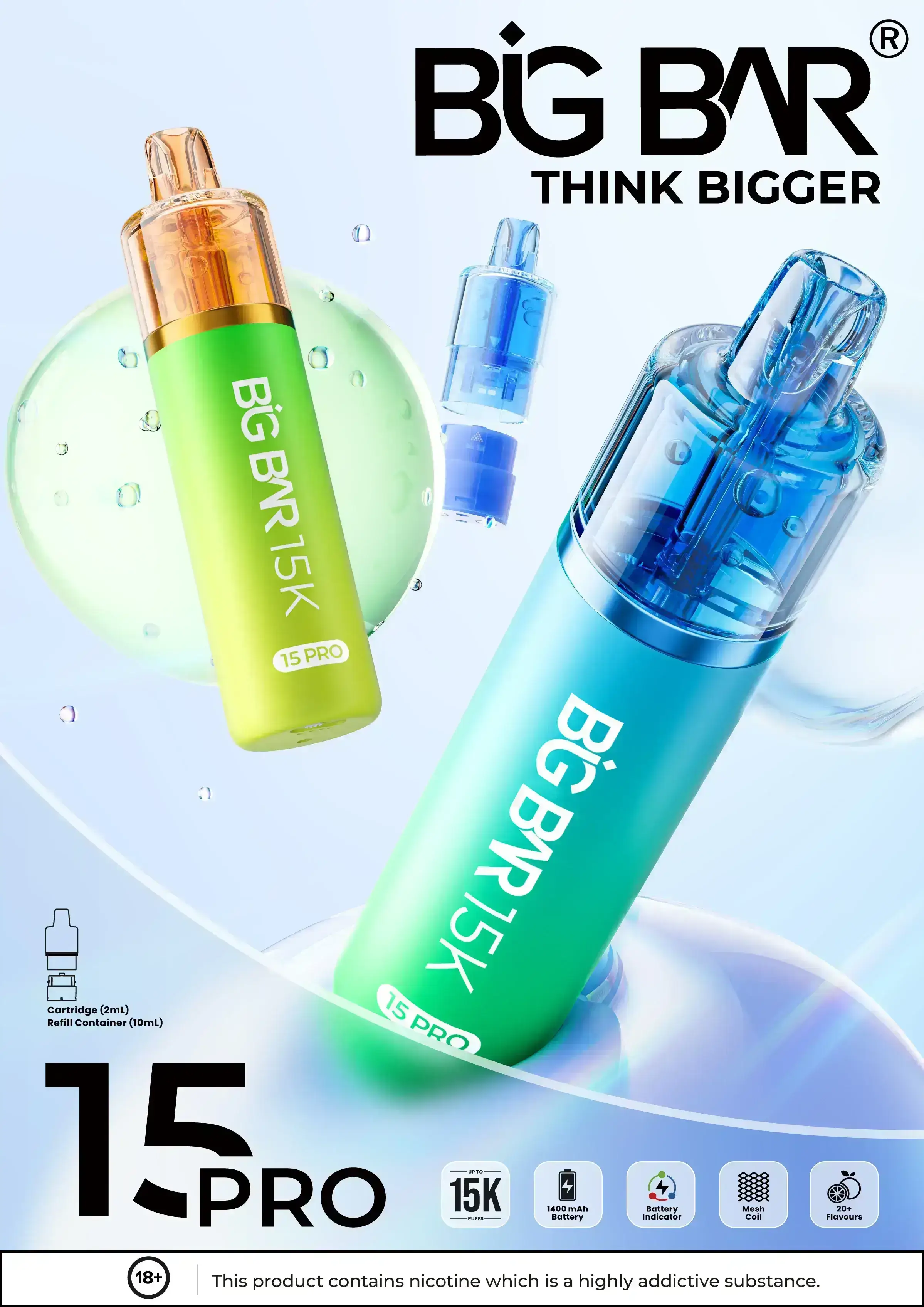why choose big bar 15k