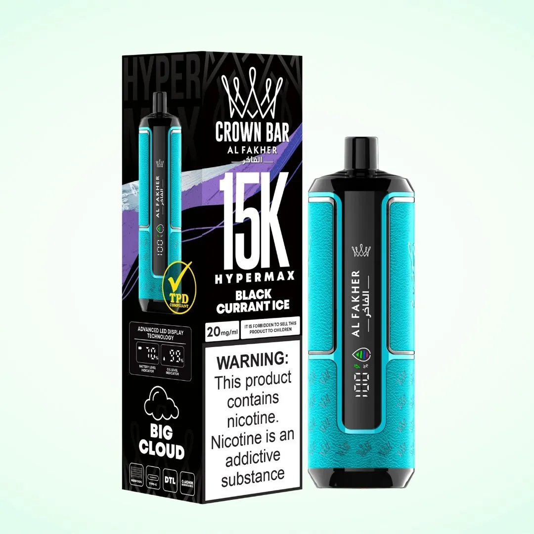 Al Fakher Hypermax 15k Crown Bar Prefilled Kit