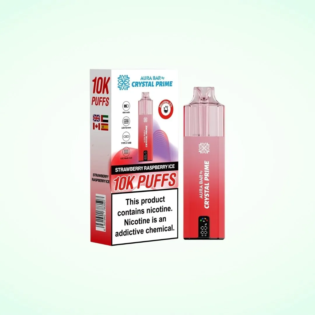 Aura Bar Crystal Prime 10000+ Prefilled Kit