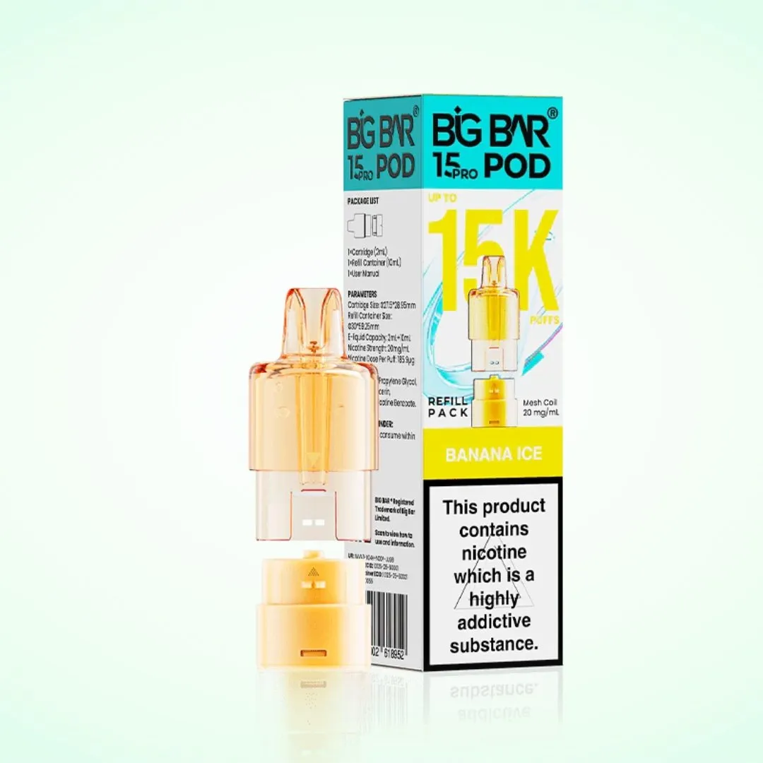 Big Bar 15000 Pro Prefilled Replacement Pods