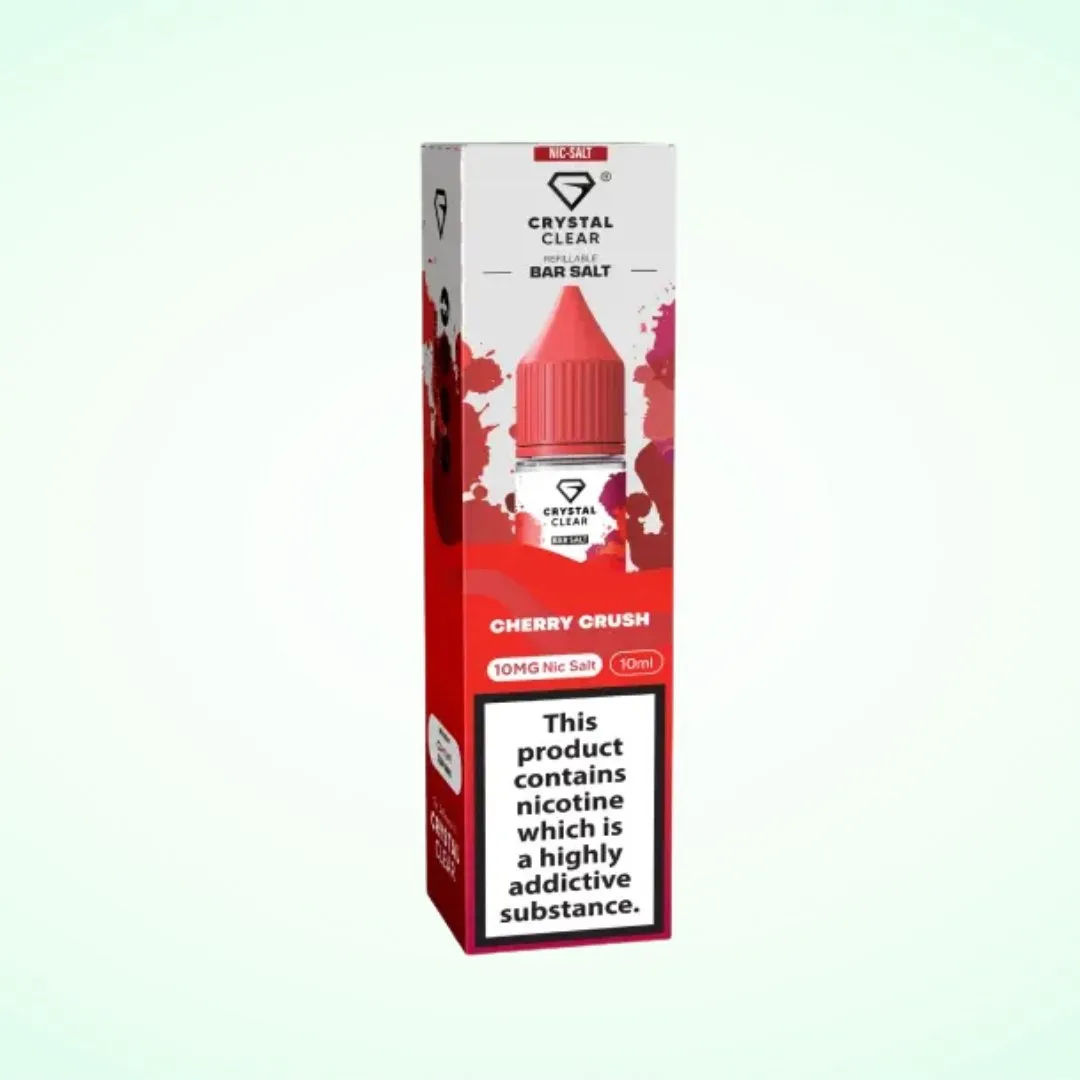 Crystal Clear Bar Salts 10ml Nic Salt E-Liquid