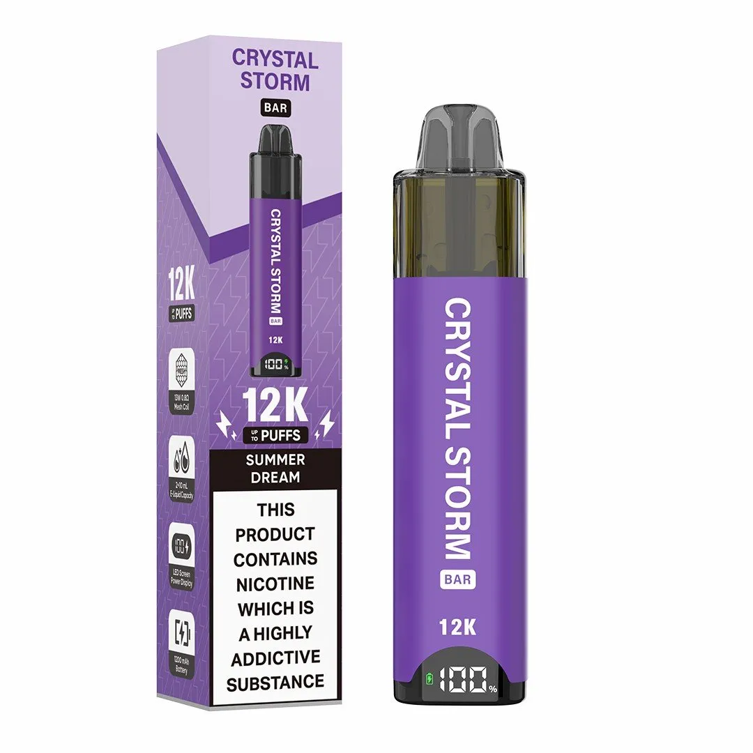Crystal Storm Bar 12K Prefilled Pod Kit