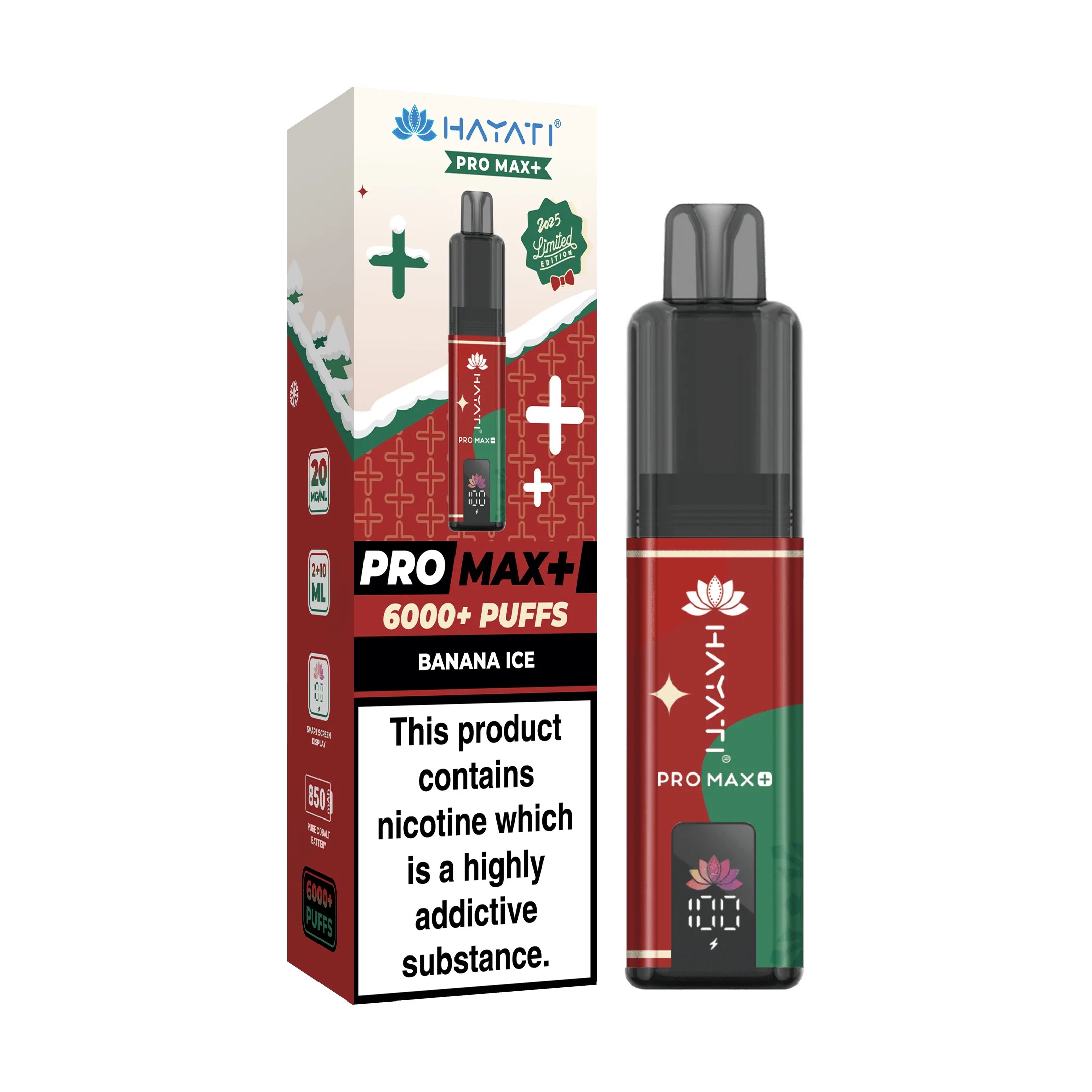 Hayati PRO MAX + 6000 Prefilled Vape Kit - Christmas Edition