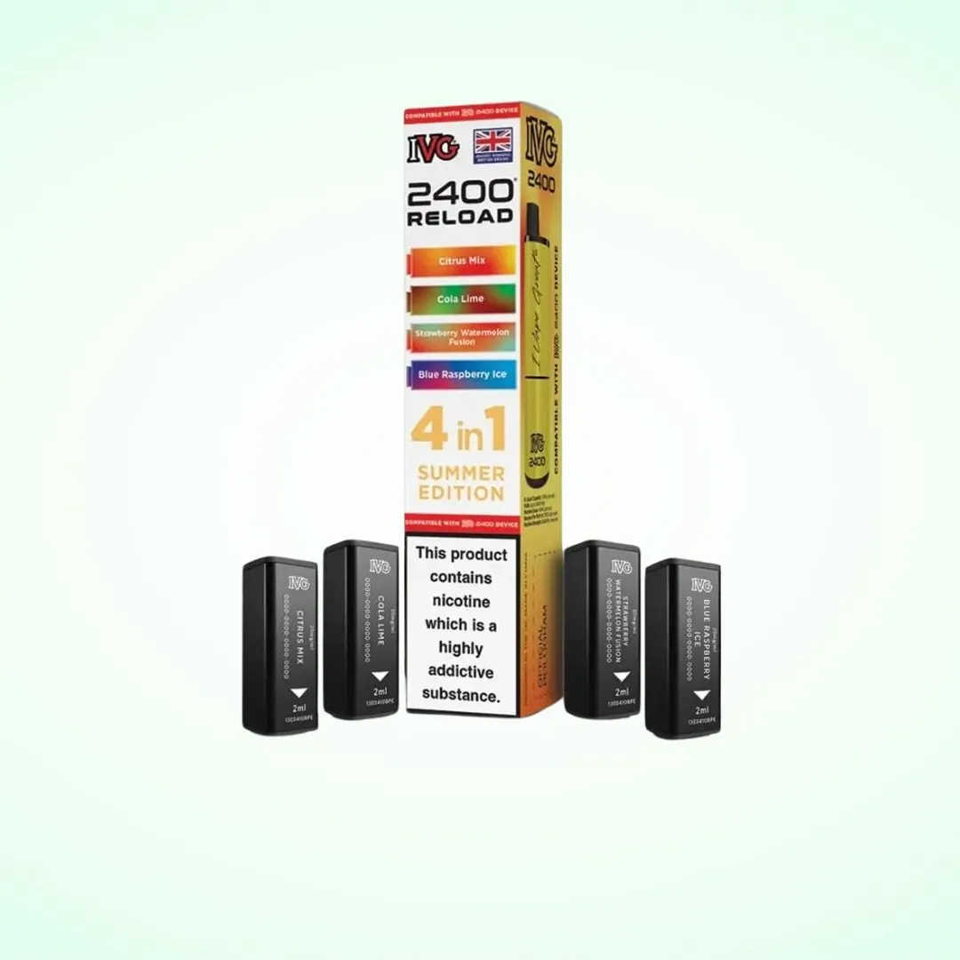 IVG 2400 Reload 4 in 1 Prefilled Pods