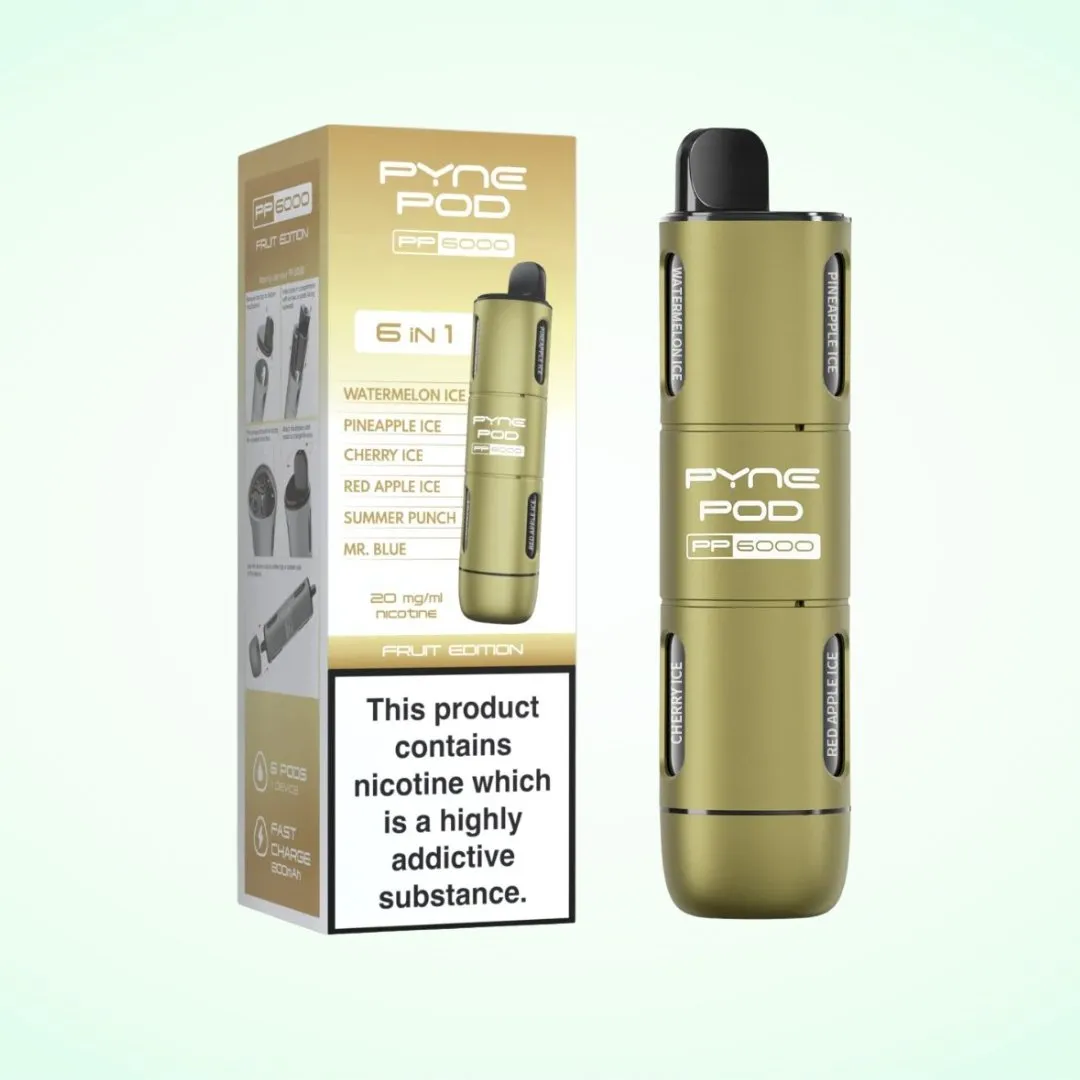 Pyne Pod PP6000 6 in 1 Prefilled Vape