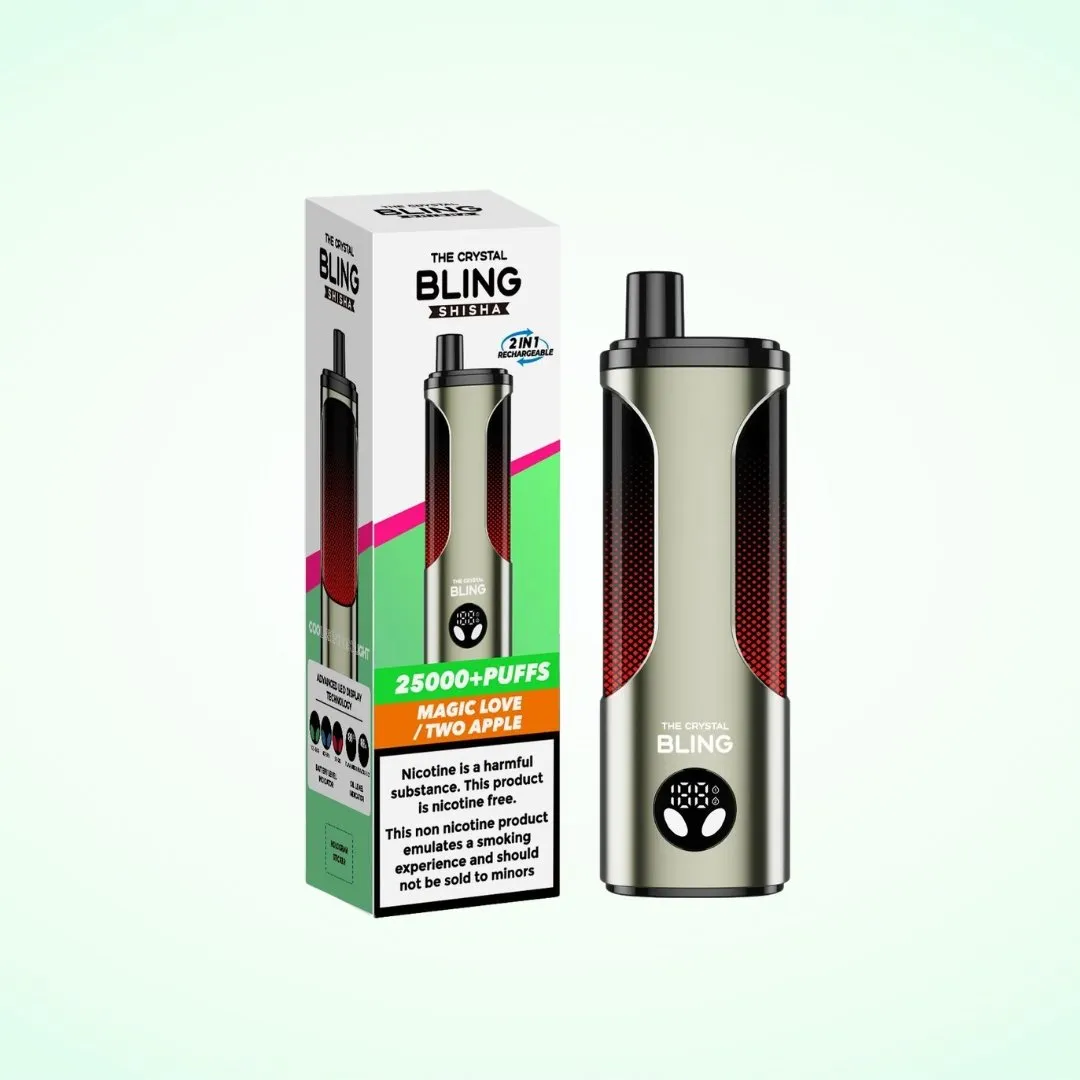 The Crystal Bling Shisha 25k Prefilled Kit