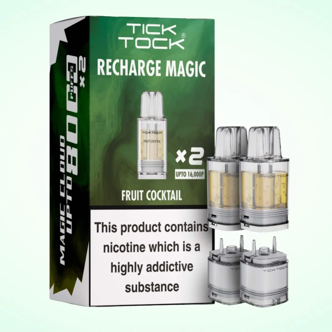 Tick Tock Magic 8000 Prefilled Refill Pods