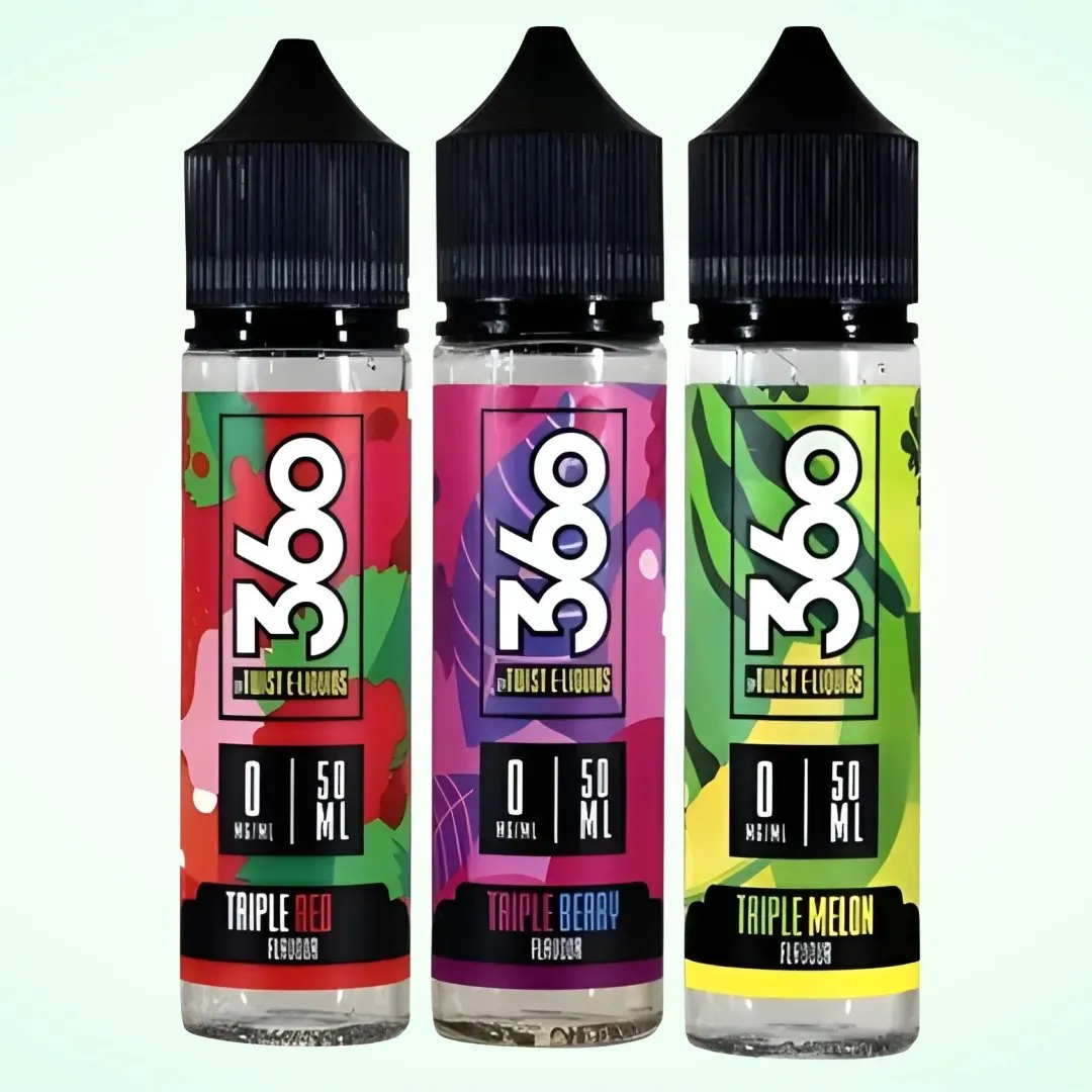 Twist 360 Range 50ml Shortfill E-Liquids